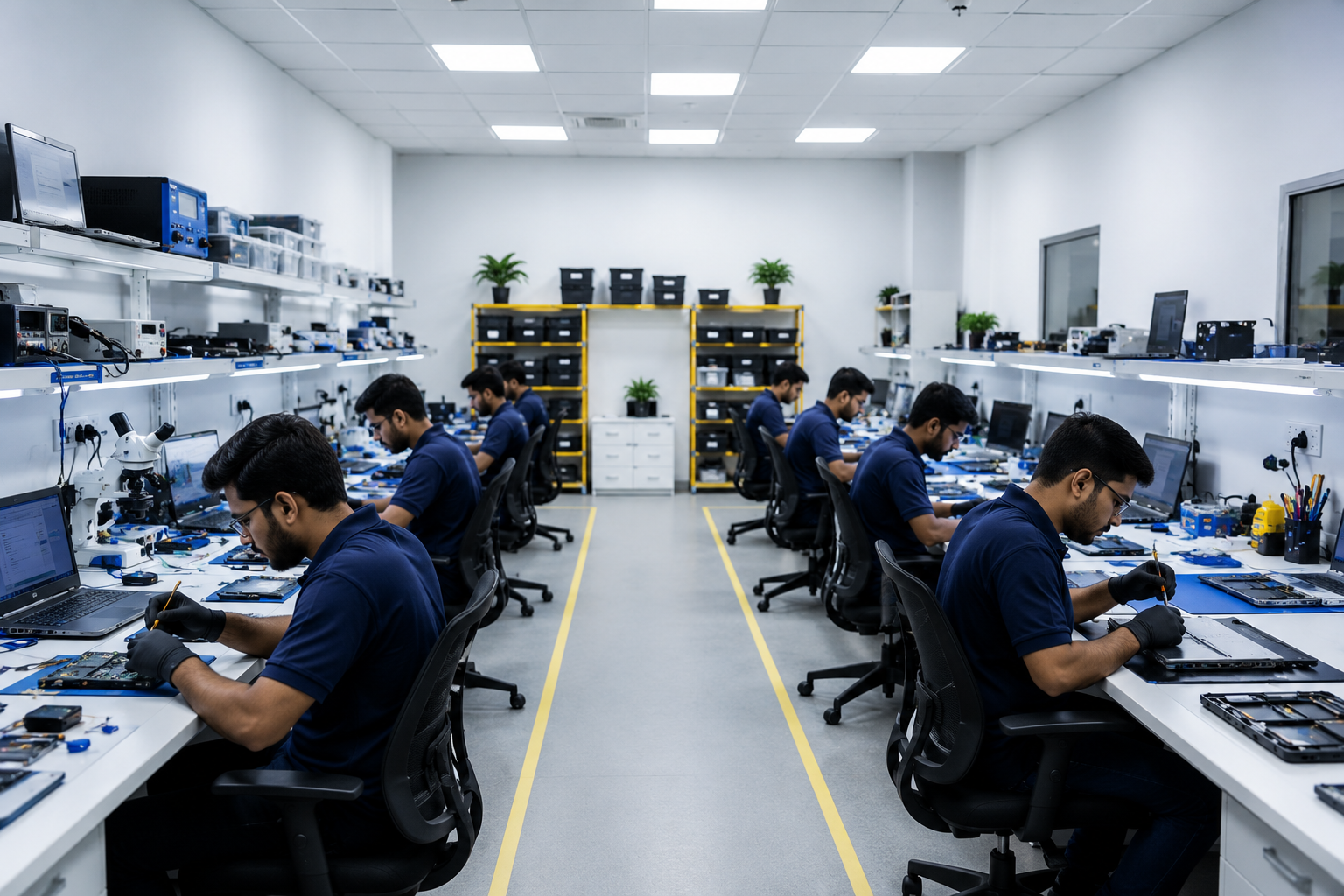True Fixo professional laptop repair and refurbishment team